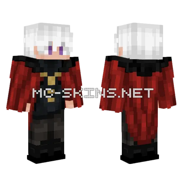 Aembrans Targaryen Minecraft skin, front and back