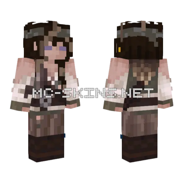 Aesir Skin Minecraft skin, front and back