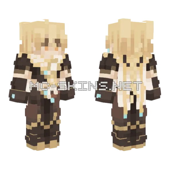 Aether My Beloved Minecraft skin, front and back