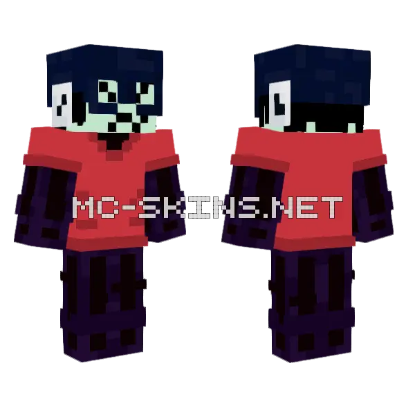 Aeuoxii Minecraft skin, front and back
