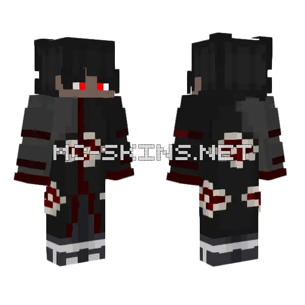 Afafa Anime Skin Minecraft skin, front and back