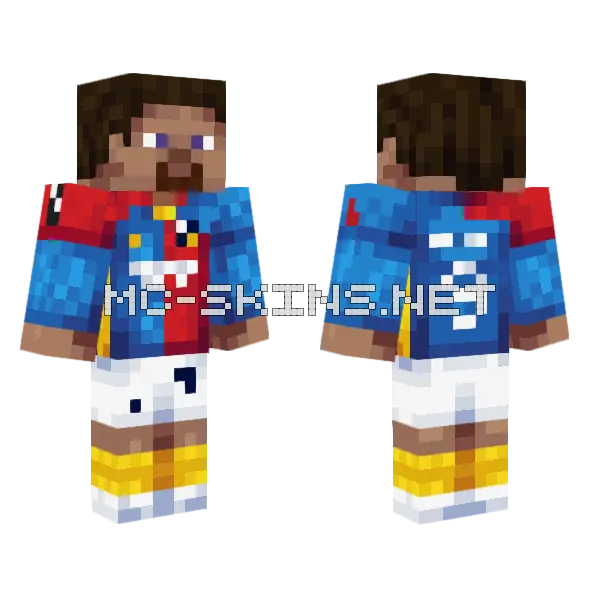 Afc Richmond Home Minecraft skin, front and back