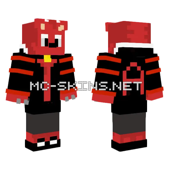 Afmorales10 Lobo Minecraft skin, front and back