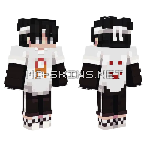 Afonike2 Minecraft skin, front and back