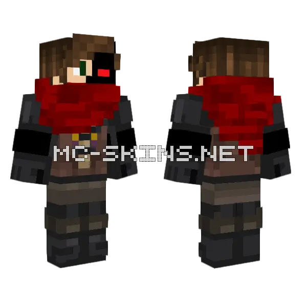 Afscs Minecraft skin, front and back