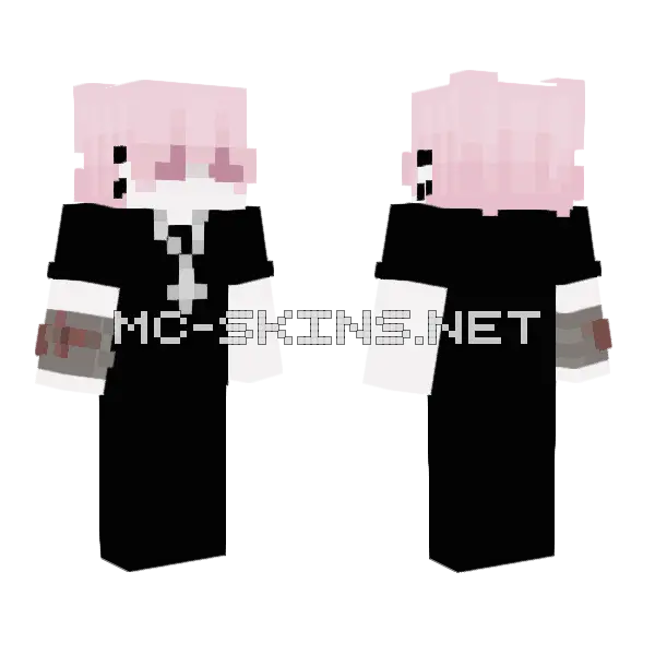 After You Left Minecraft skin, front and back