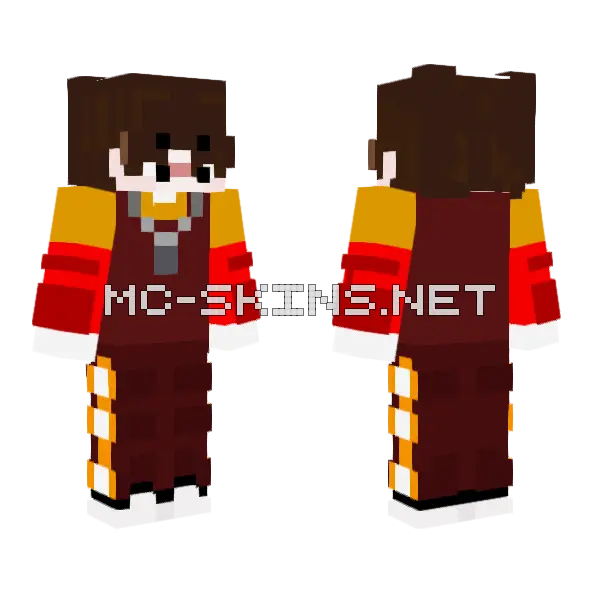 Agata Chivos Minecraft skin, front and back