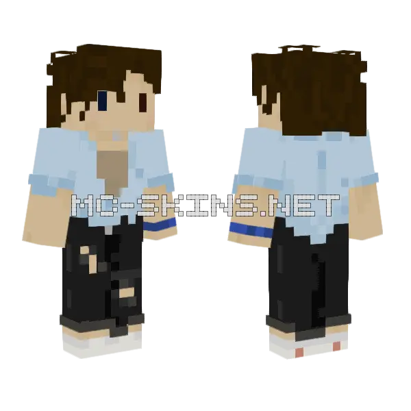 Aha Minecraft skin, front and back