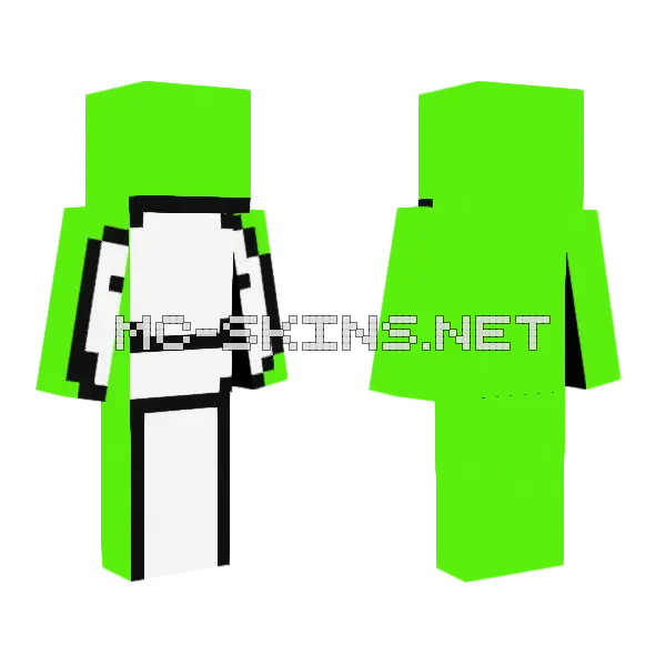 Ahora Si Dream Minecraft skin, front and back