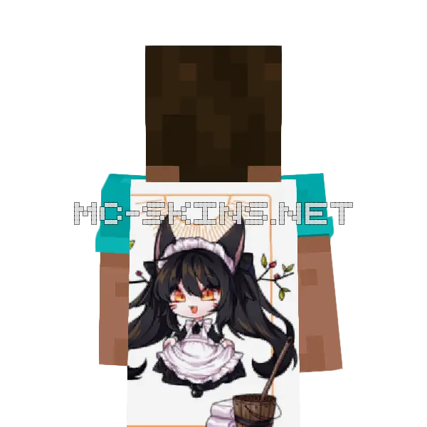 Ahri Maid cape, outside and lining