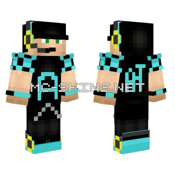 Ahtube Official Skin, front and back