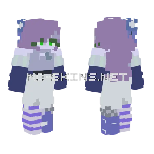 Ai 7k Likes Reshade Minecraft skin, front and back