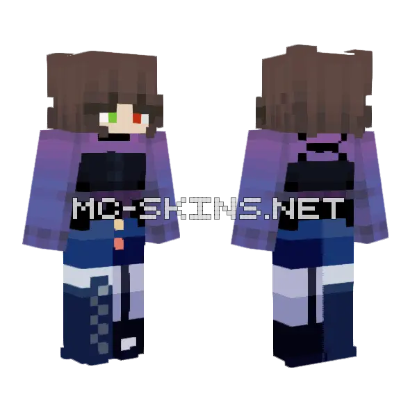 Aiatopog Minecraft skin, front and back