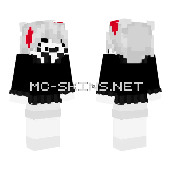 Aira Minecraft skin, front and back