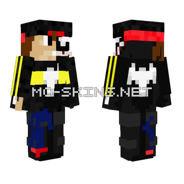 Aj Landero Skin We Are Venom Minecraft skin, front and back