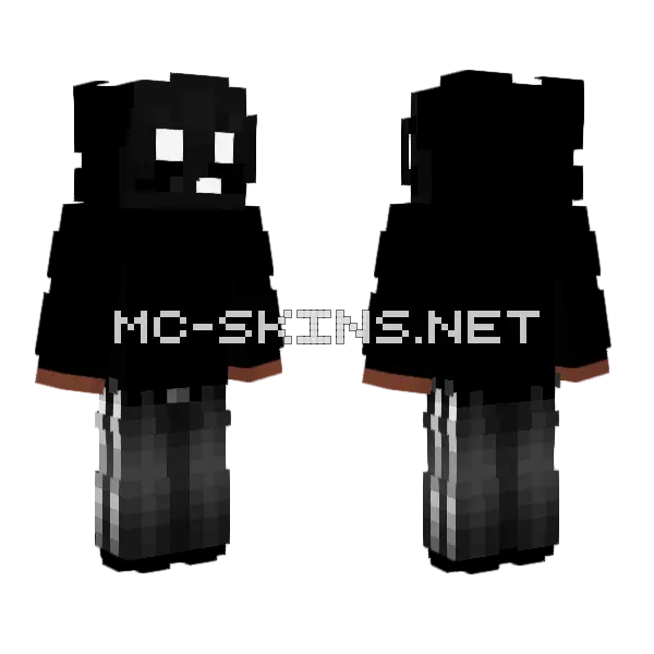 Ajaj Minecraft skin, front and back