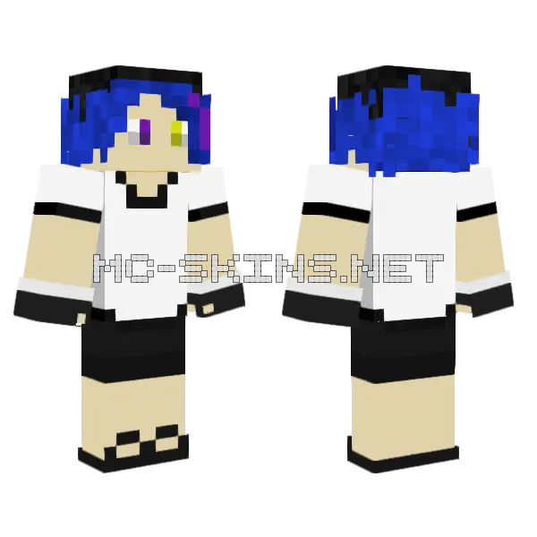 Ajax Minecraft skin, front and back
