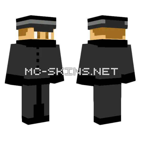 Ajbombboy66 Spy Skin Minecraft skin, front and back