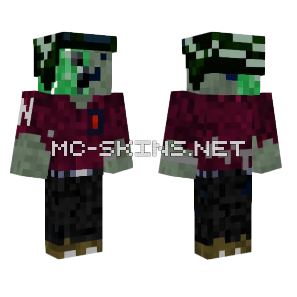 Ak0lai Minecraft skin, front and back