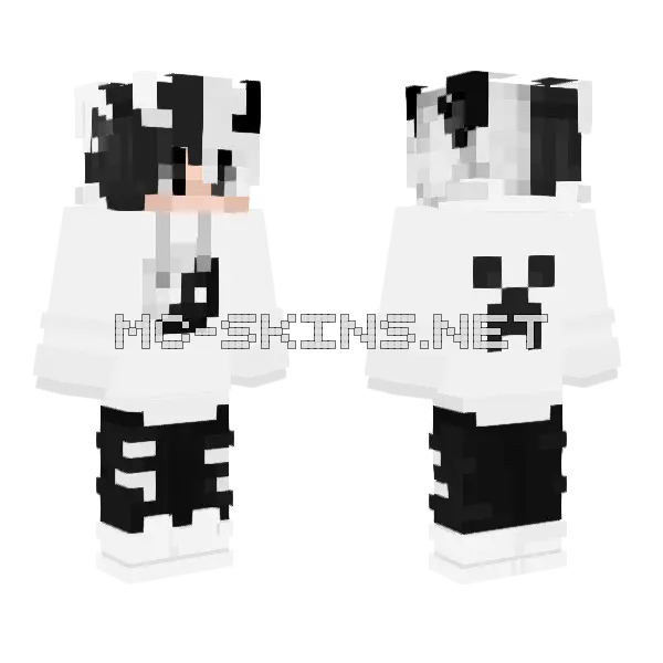 Akai Vnz Minecraft skin, front and back