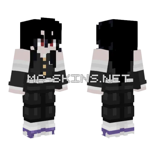 Akane Minecraft skin, front and back