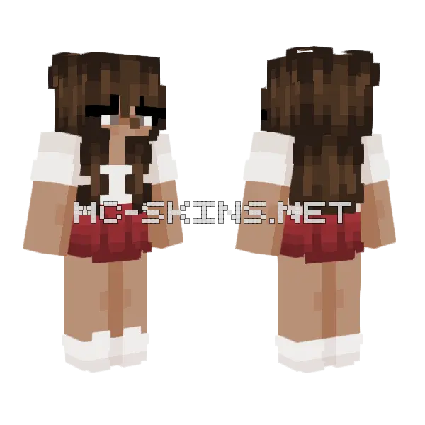 Akane Owari Minecraft skin, front and back