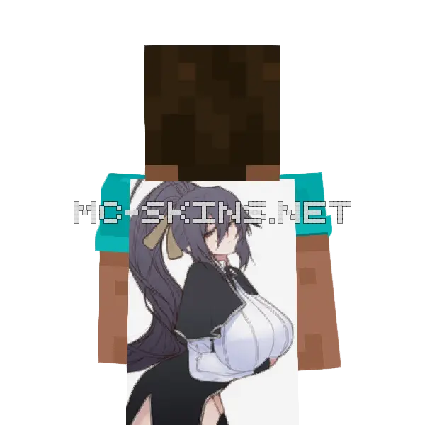 Akeno Himejima School Uniform cape, outside and lining