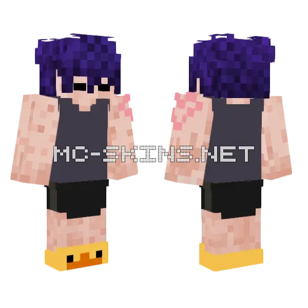 Akira V3 Fr Minecraft skin, front and back