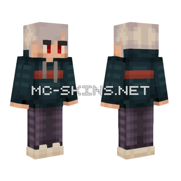 Akirumo 2 0 Minecraft skin, front and back
