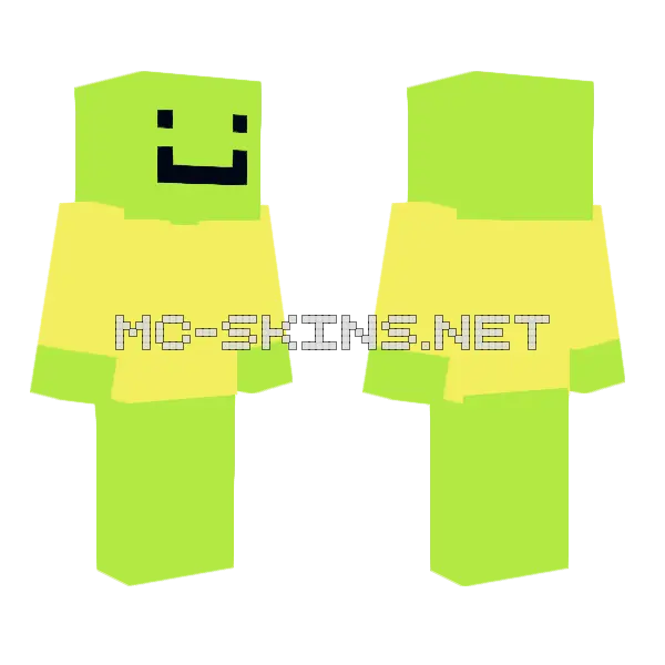 Alanmelon In T Shirt Minecraft skin, front and back
