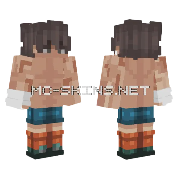 Alaric Es Minecraft skin, front and back
