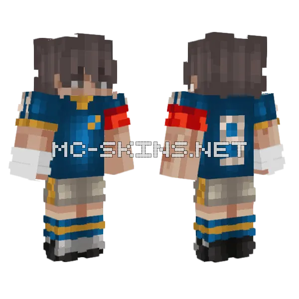Alaric Rowle Minecraft skin, front and back