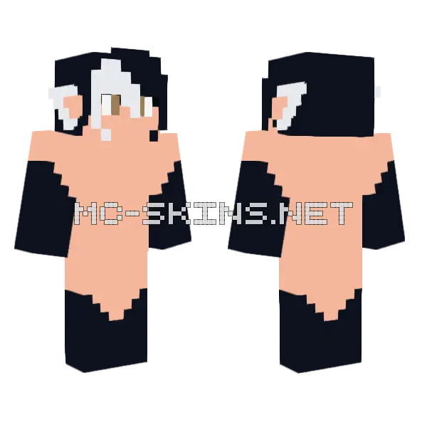 Alaska Nightfall Minecraft skin, front and back