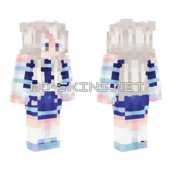 Alchemists Star Minecraft skin, front and back