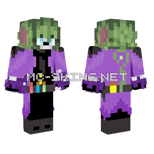Alchemystic Rat Take 2 Minecraft skin, front and back