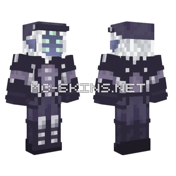 Alcyon Minecraft skin, front and back