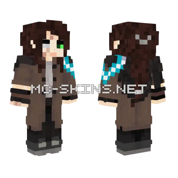 Aldroninformal Minecraft skin, front and back