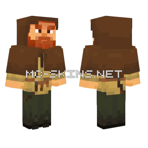 Aledar Tutorial Minecraft skin, front and back