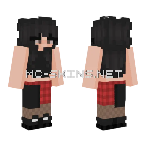 Alejandra Villarreal Minecraft skin, front and back