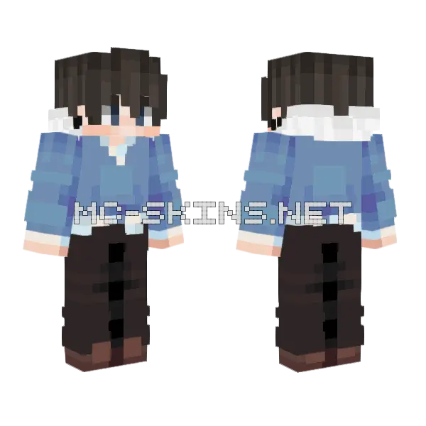 Alexander Minecraft skin, front and back