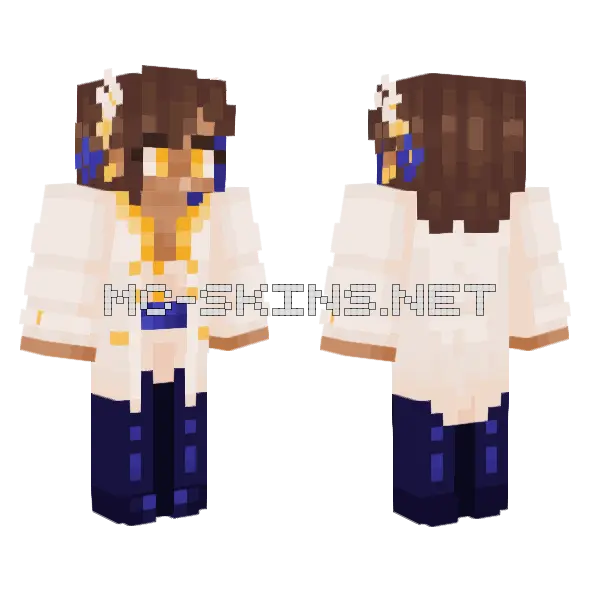 Alexandre Party Minecraft skin, front and back