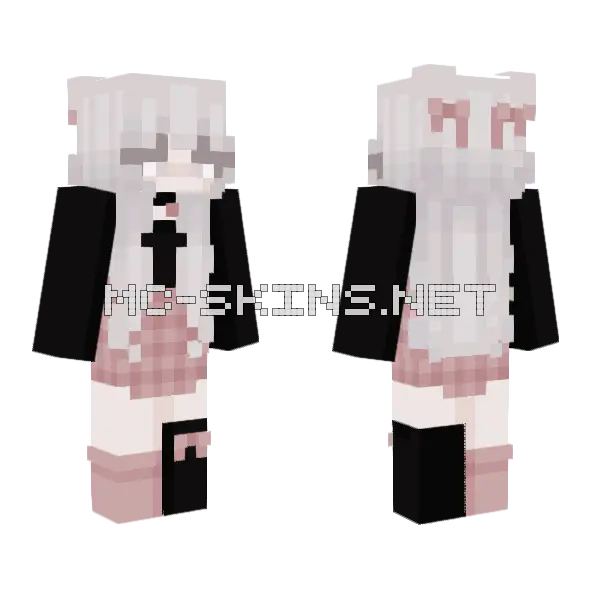 Alexchan27 1 Girl Minecraft skin, front and back