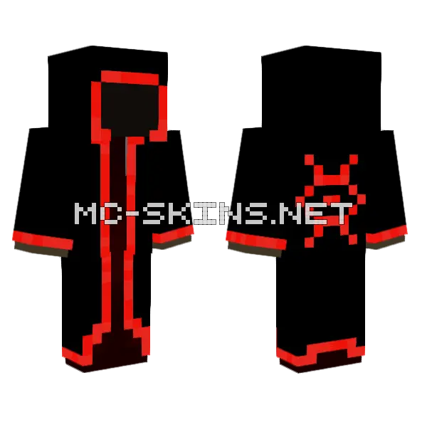 Alfonso Mammon Cultist Hidden Minecraft skin, front and back
