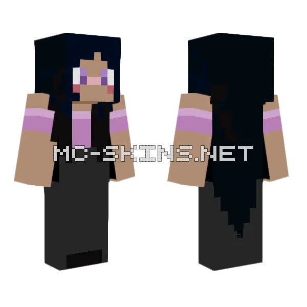 Alice Minecraft skin, front and back