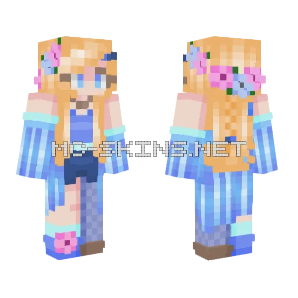 Aliceb Recolor Contest Minecraft skin, front and back