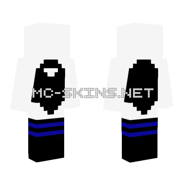 Alien Outfit 2 Minecraft skin, front and back