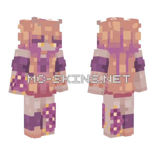 Alien Skin Minecraft skin, front and back