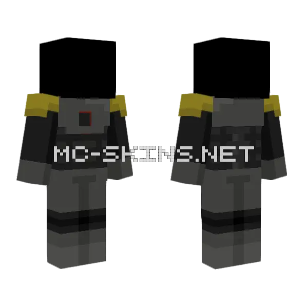 Alien Tech Armor Minecraft skin, front and back