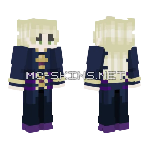 Alien Yes Alien Minecraft skin, front and back