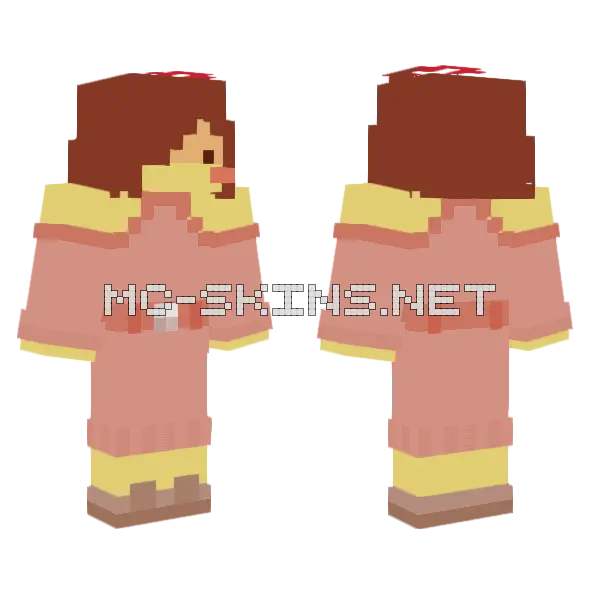 Alina Mahrisha Minecraft skin, front and back